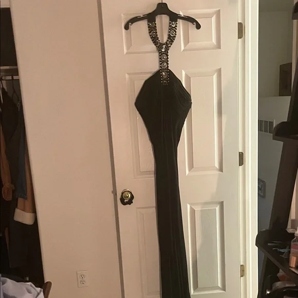 Laundry By Shelli Segal Black Maxi Dress - Picture 2 of 11